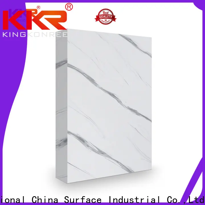 KingKonree solid surface sheet suppliers directly sale for indoors 1
