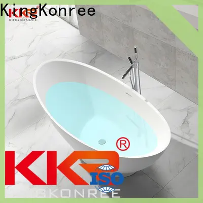 KingKonree white corner tub custom for hotel 1