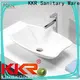 KingKonree sanitary ware table top wash basin at discount for room 1