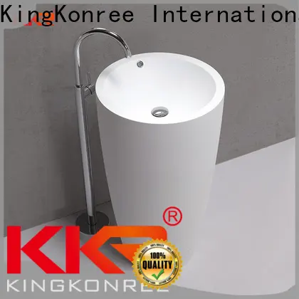 rectangle pedestal sink customized for bathroom 1