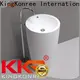 rectangle pedestal sink customized for bathroom 1