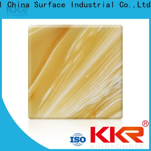 royal artificial translucent stone top brand for motel 1