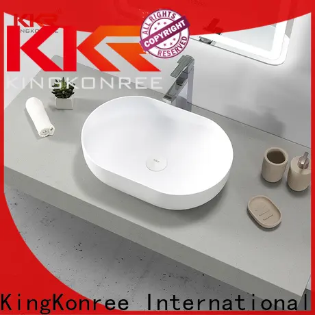 KingKonree above counter square bathroom sink cheap sample for home 1