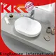 KingKonree above counter square bathroom sink cheap sample for home 1