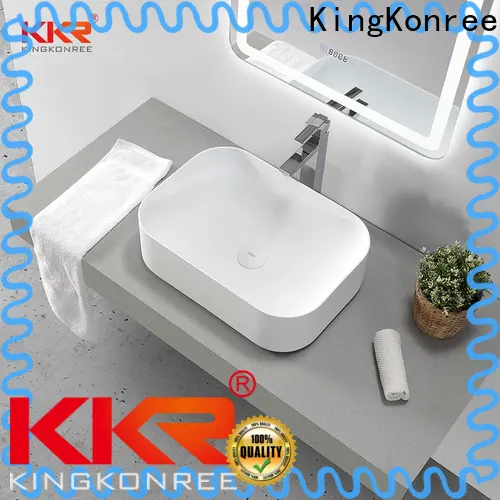 KingKonree small above counter bathroom sinks customized for restaurant 1