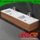 dark basin vanity cabinet supplier for bathroom 1