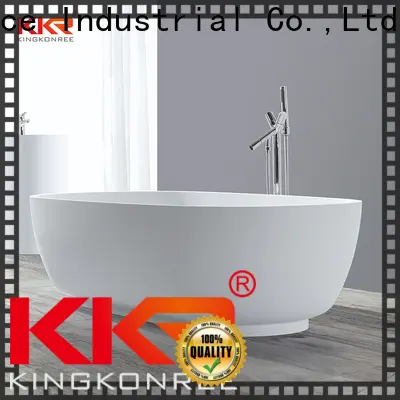 KingKonree practical small free standing bath tub custom for bathroom 1