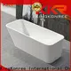 KingKonree bulk production white freestanding bathtub at discount for hotel 1