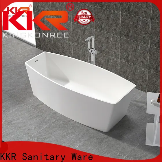 KingKonree matt stand alone soaking bathtubs ODM for hotel 1