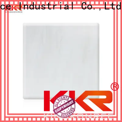 KingKonree solid surface sheets prices from China for hotel 1