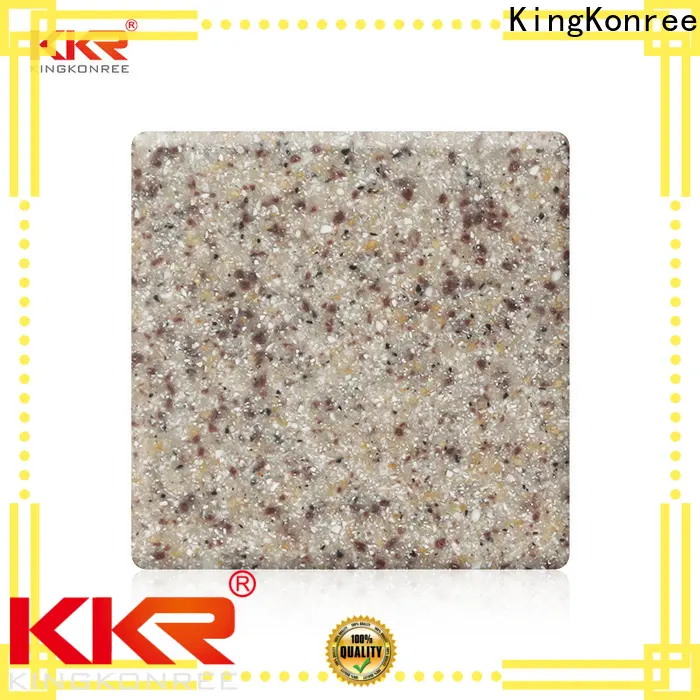 KingKonree acrylic solid surface material manufacturer for hotel 1