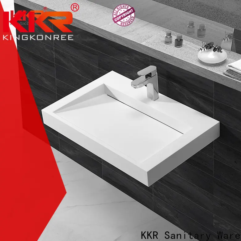 KingKonree wall hung countertop sink for home 1