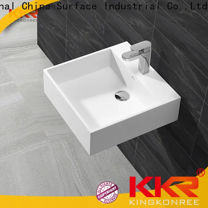 1000mm pedestal sink wall bracket customized for hotel 1