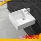 1000mm pedestal sink wall bracket customized for hotel 1