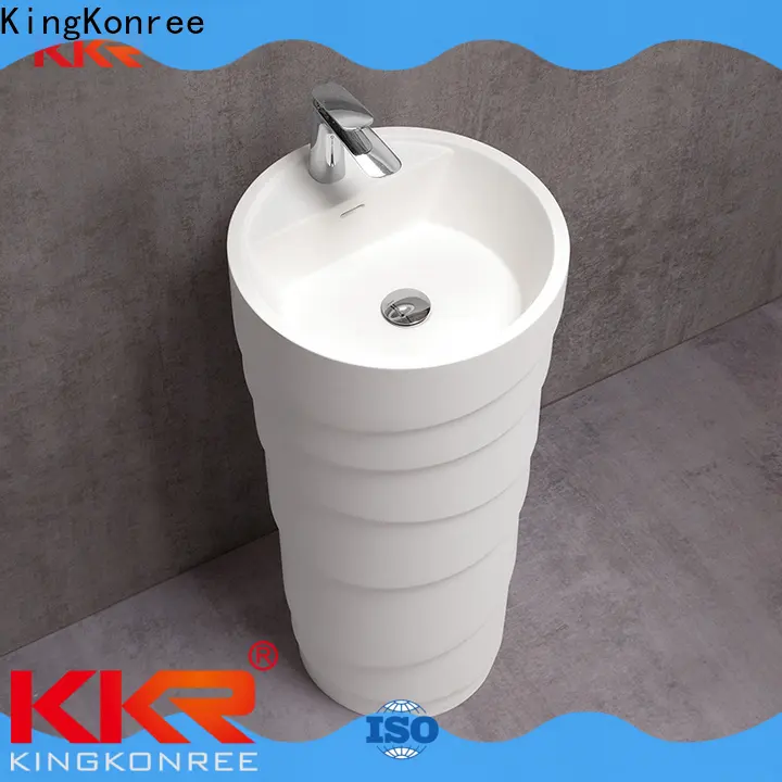KingKonree floor standing basin unit customized for hotel 1