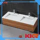 KingKonree smooth small bathroom basin cabinet manufacturer for hotel 1