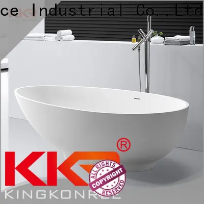 KingKonree modern stand alone bathtub OEM for hotel 1