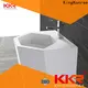 KingKonree shelf free standing sink bowl factory price for bathroom 1