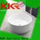 KingKonree artificial stone bathtub free design for shower room1 1
