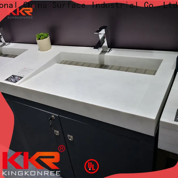 KingKonree solid ctm basin cabinets customized for toilet 1