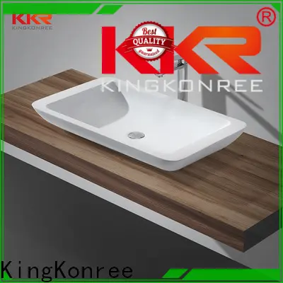 KingKonree lavatory above counter bath sinks cheap sample for hotel 1