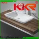 KingKonree lavatory above counter bath sinks cheap sample for hotel 1
