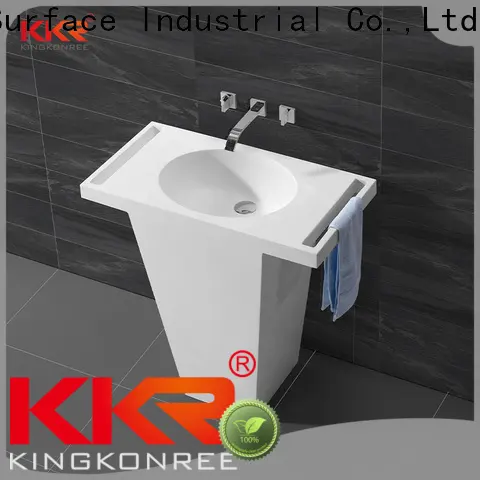 durable pedestal wash basin kkr1348 customized for bathroom 1