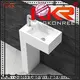 solid free standing sink bowl wall customized for bathroom 1