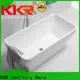 KingKonree black freestanding soaking tub supplier for hotel 1
