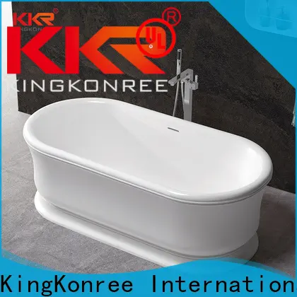 KingKonree freestanding acrylic soaking tubs manufacturer for family decoration 1