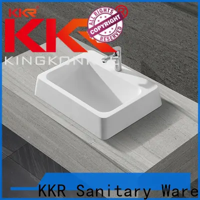 KingKonree above counter bathroom sink vanity customized for room 1