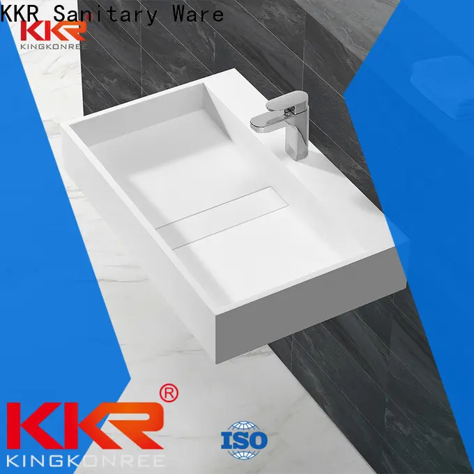 slope marble wall hung basin supplier for home 1