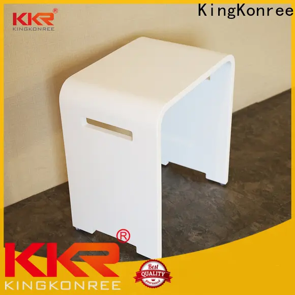 KingKonree small corner shower stool customized for room 1