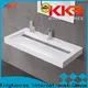 moden white wall mounted sink design for hotel 1