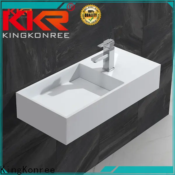 KingKonree wall mounted marble sink sink for hotel 1