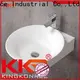 KingKonree wall hung basin with towel rail design for home 1