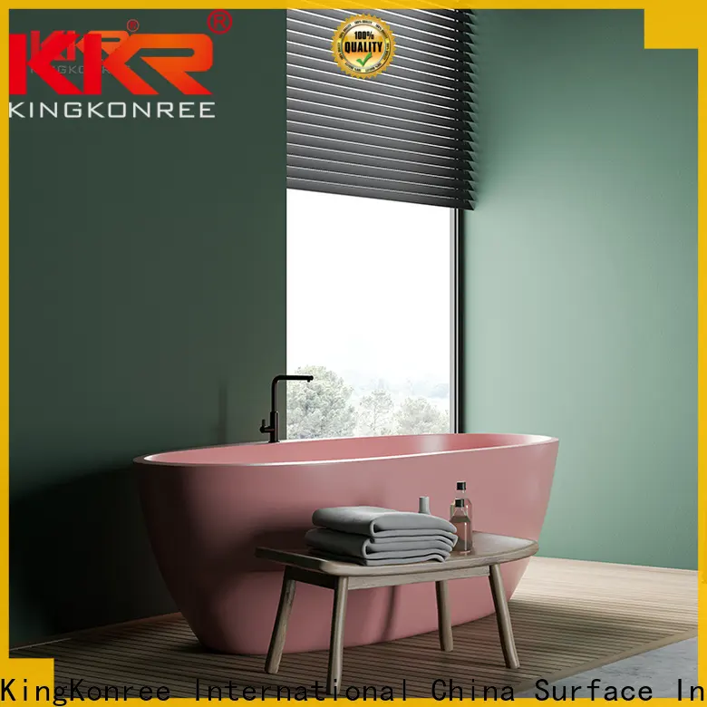 KingKonree cheap free standing bath tubs manufacturer for hotel 1