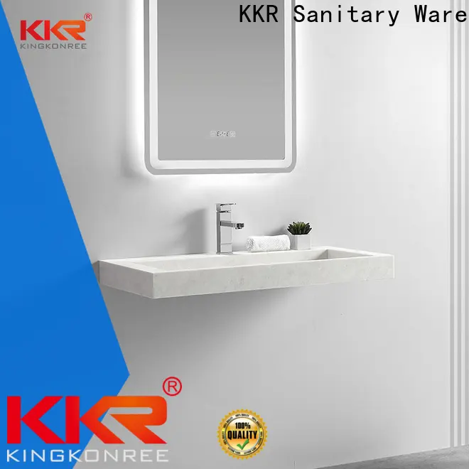 KingKonree smooth wall mounted corner basin sink for toilet 1