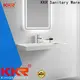 KingKonree smooth wall mounted corner basin sink for toilet 1