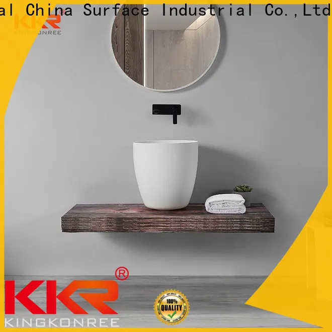 KingKonree above counter square bathroom sink supplier for restaurant1 1