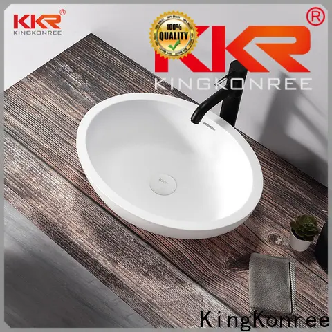 durable square above counter bathroom sink cheap sample for restaurant 1