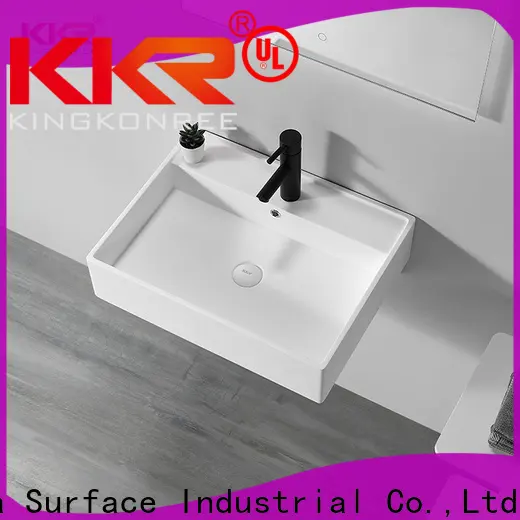 KingKonree slope 24 wall mount sink supplier for bathroom 1