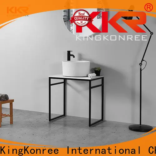KingKonree approved round above counter basin design for restaurant 1