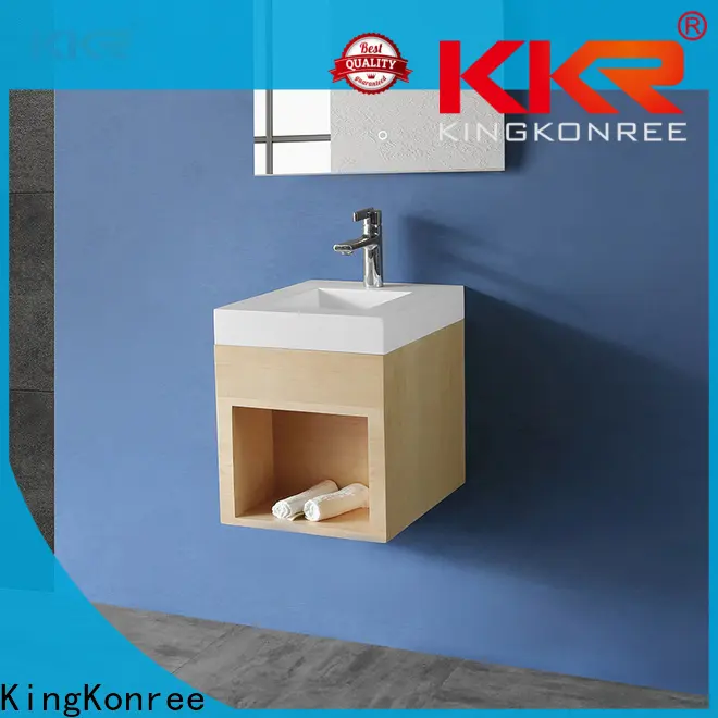 KingKonree corner basin cabinet latest design for motel 1