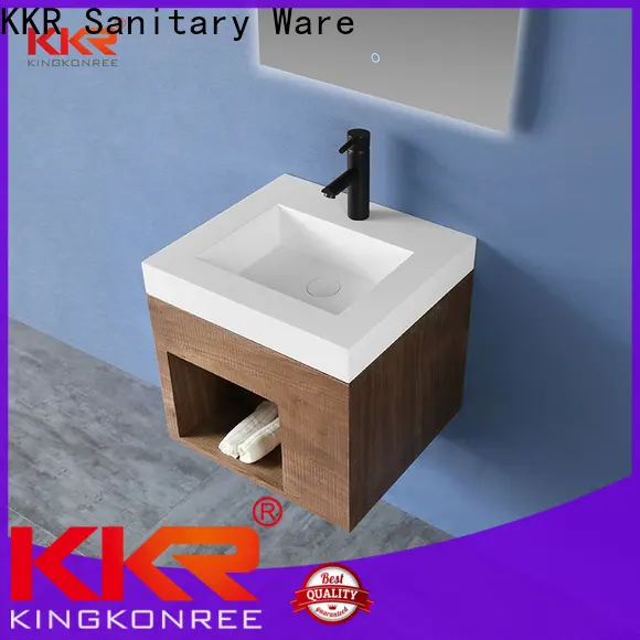 KingKonree excellent bathroom vanity with matching cabinet latest design for hotel 1