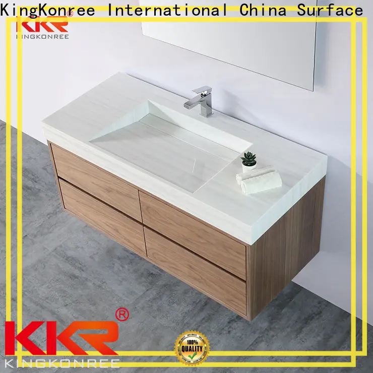 KingKonree stable under sink vanity cabinet customized for home 1