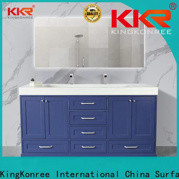 KingKonree hot-sale washroom sink cabinet latest design for home 1