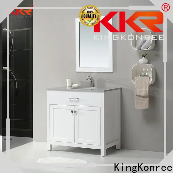 KingKonree hot-sale best bathroom cabinets manufacturer for hotel 1