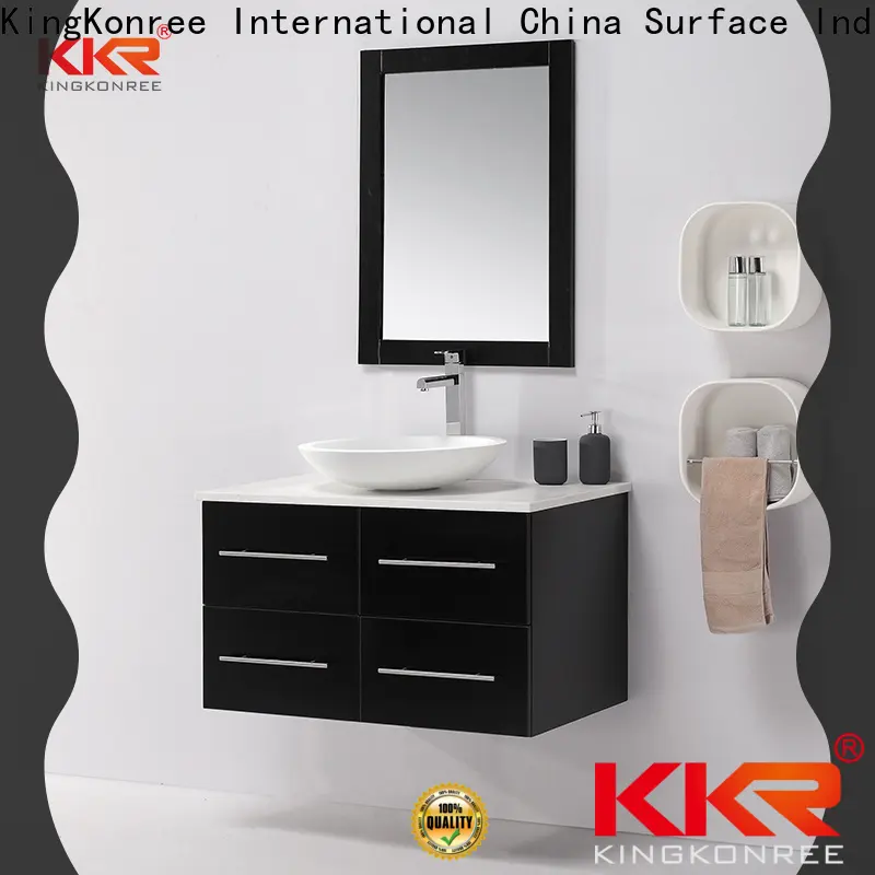 KingKonree hot-sale vanity with side cabinet supplier for households 1