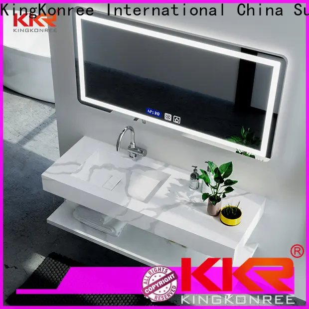 luxurious bathroom washbasin cabinet supplier for bathroom 1